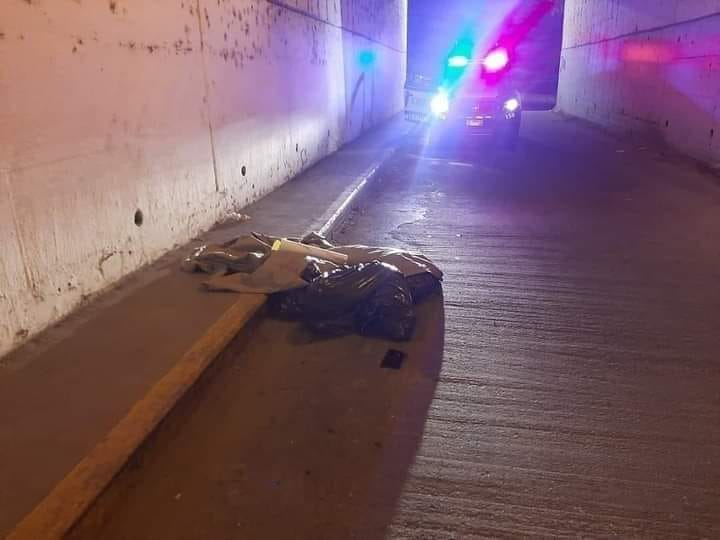 Bolsas negras con restos humanos encontradas en la carretera Y Griega-Las Cruces