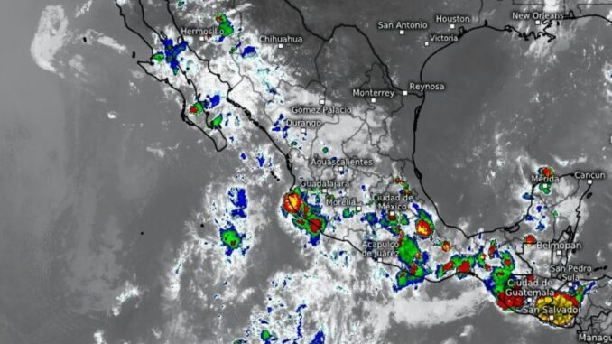 La Secretaría de Gestión Integral de Riesgos y Protección Civil alerta sobre lluvias fuertes y posibles inundaciones en el estado