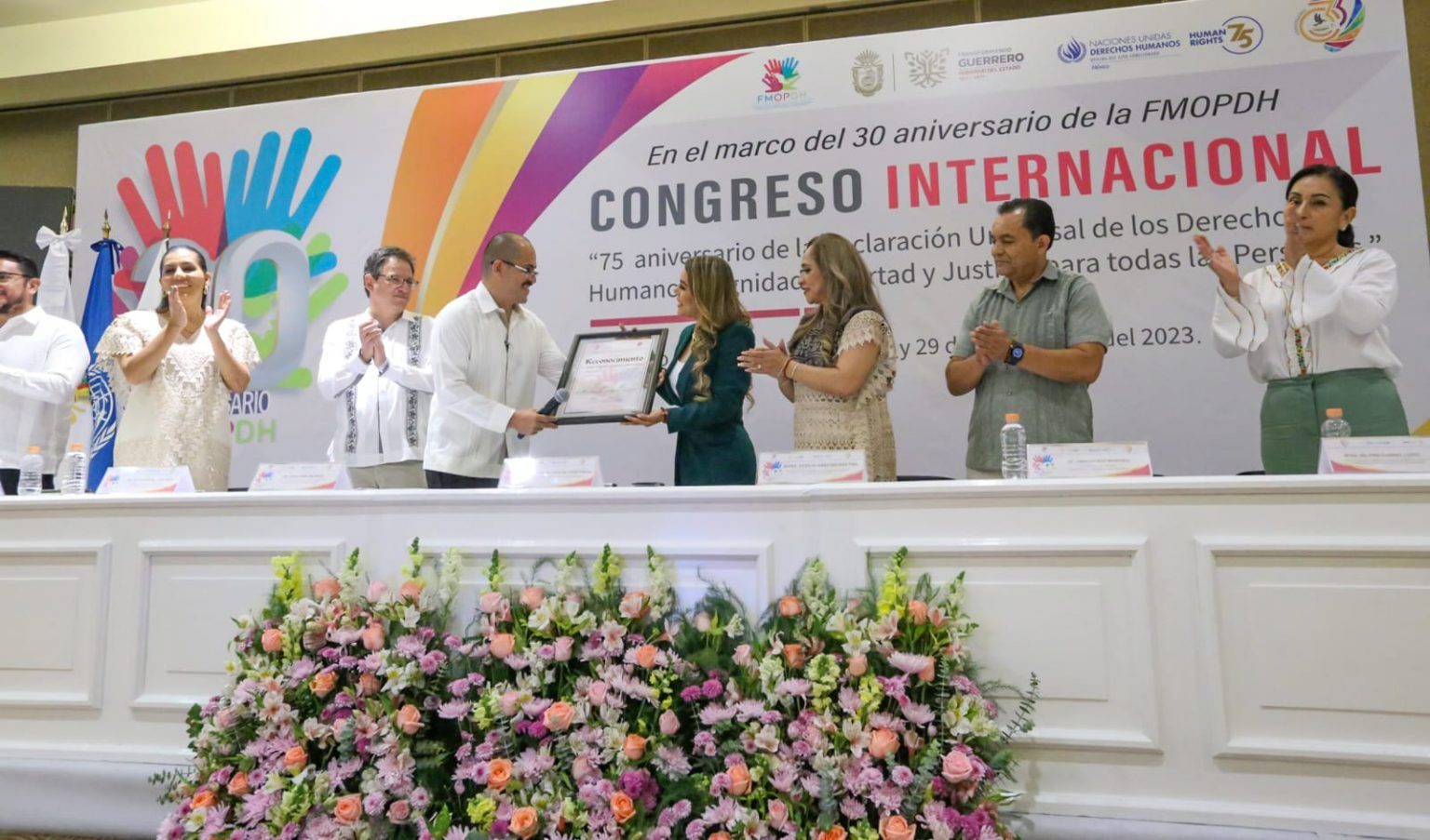 Inaugura Evelyn Salgado Congreso Internacional de Derechos Humanos en Guerrero