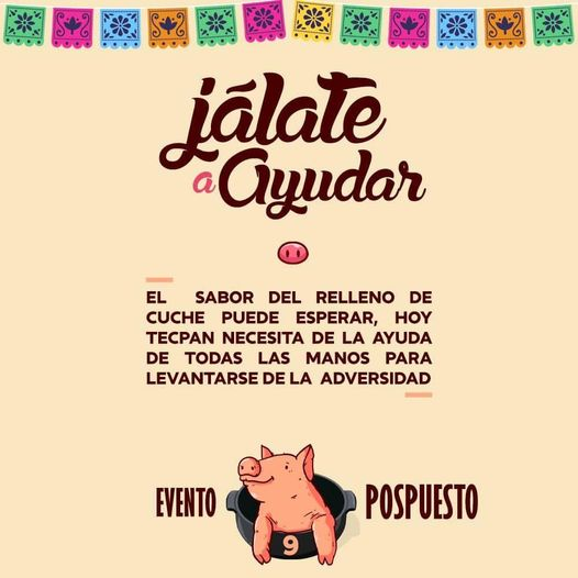 Festival del Relleno de Cuche en Tecpan se pospone debido a daños causados por la tormenta Max