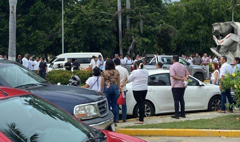 Trabajadores del Poder Judicial de la Federación de Acapulco se suman al paro nacional en protesta por eliminación de fideicomisos