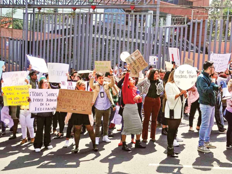 Empleados del Poder Judicial de la Federación anuncian paro nacional en protesta por extinción de fideicomisos