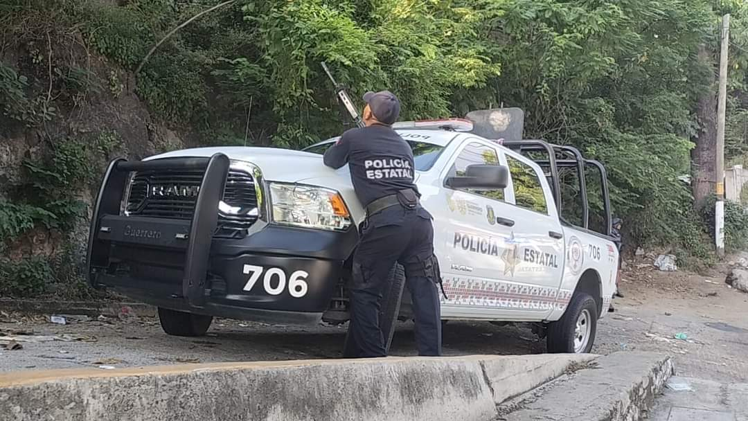 Ataque a balazos a la Policía Estatal en la colonia «Vicente Guerrero» desencadena operativo conjunto