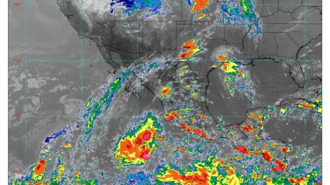 Tormenta tropical «Lidia» y sistema frontal 4 generarán lluvias muy fuertes en Guerrero