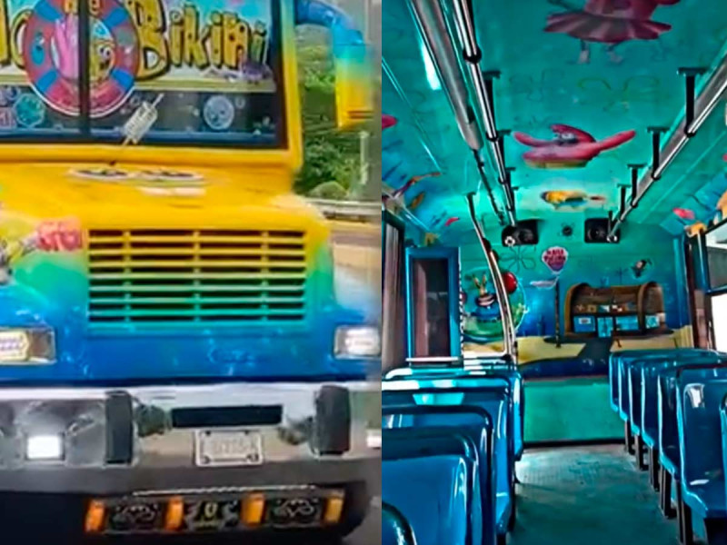 Urbano «Bob Esponja» vuelve a las calles para dar servicio a los habitantes de Acapulc