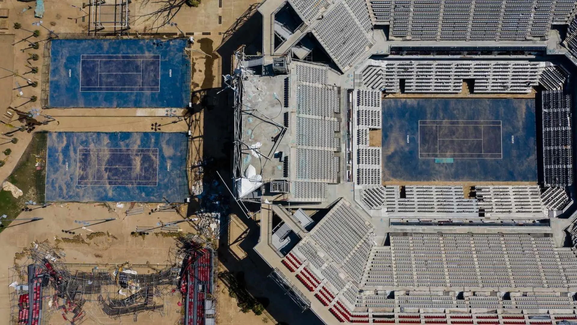 Abierto Mexicano de Tenis en Acapulco a pesar de las afectaciones por el huracán Otis