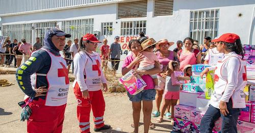 Cruz Roja Llama a la Continua Solidaridad de México tras Otis