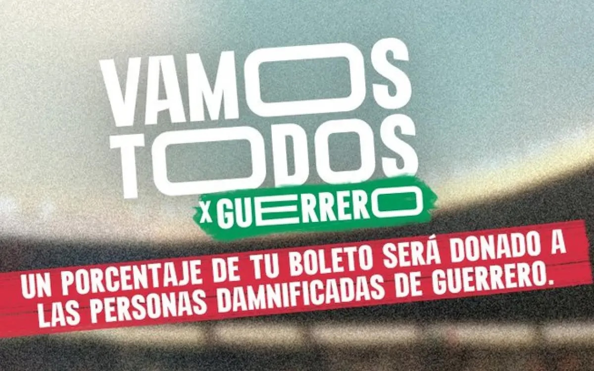 La Selección Mexicana crea»Vamos Todos por Guerrero» para ayudar a damnificados por el huracán Otis