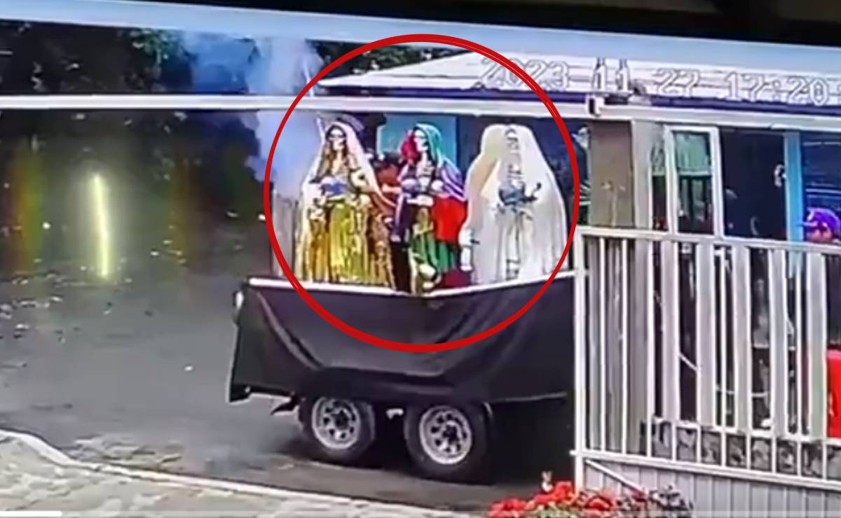 Explosión en celebración de la Santa Muerte en Catemaco deja dos lesionados; uno de ellos perdió una pierna