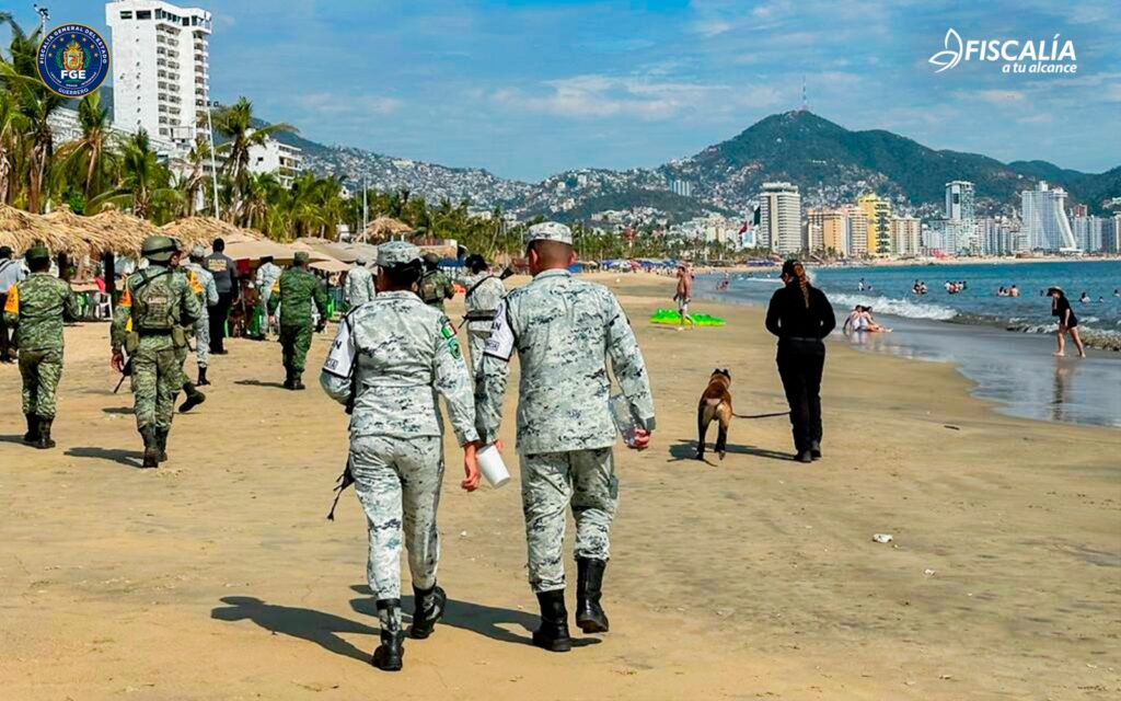 Inician operativos conjuntos Fiscalía y Ejército para prevenir la extorsión a negocios en Acapulco