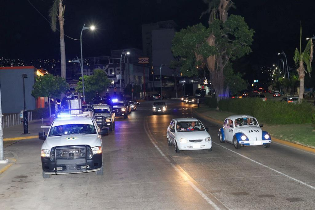 Despliegan Operativo de Seguridad en Acapulco para Prevenir el Delito