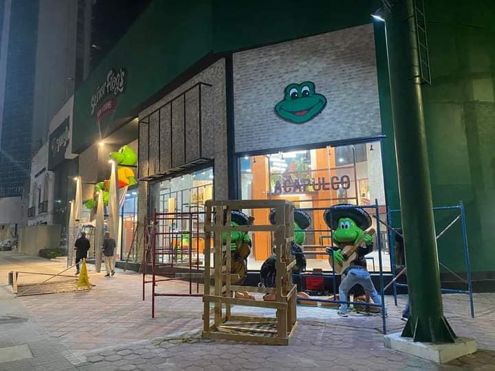 Las icónicas ranas de Señor Frogs regresan a la Costera Miguel Alemán de Acapulco