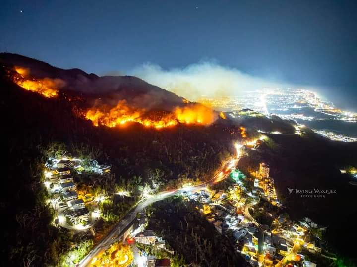 10 incendios Forestales y Suburbanos Mantienen Alerta en Guerrero