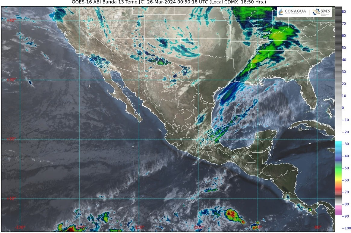 Descenso de temperatura en Acapulco debido al ingreso de humedad del Pacífico