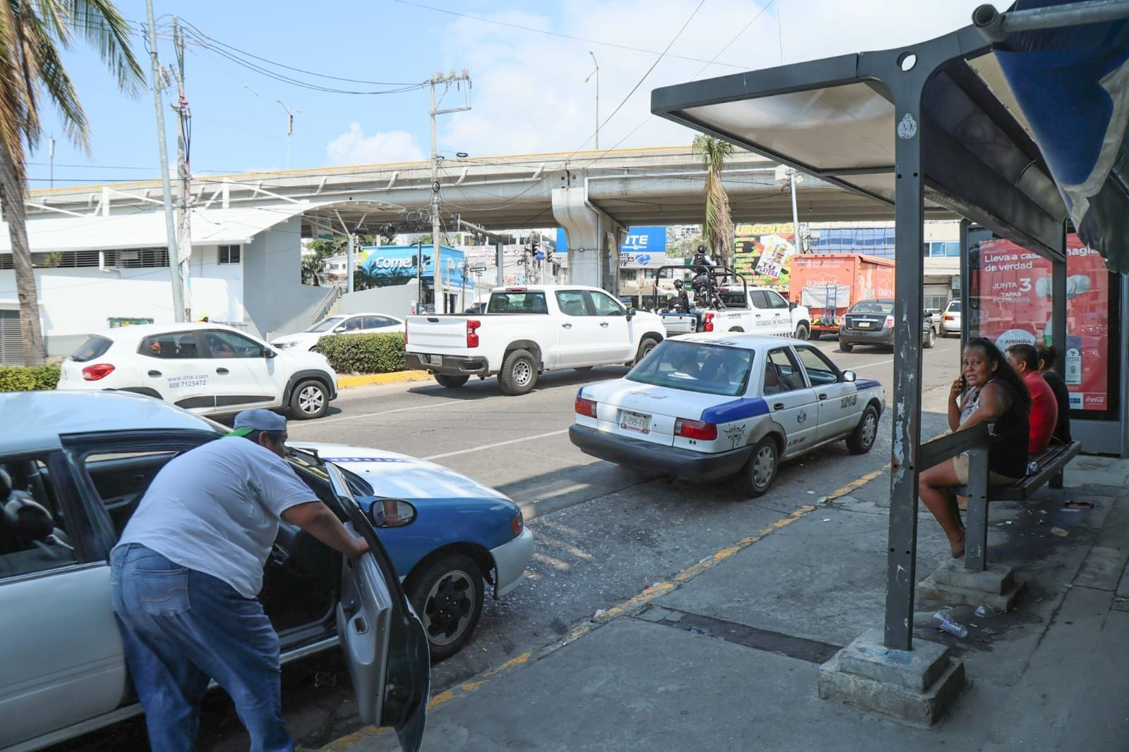 Falta de servicio de transporte público tras ataque  en Acapulco