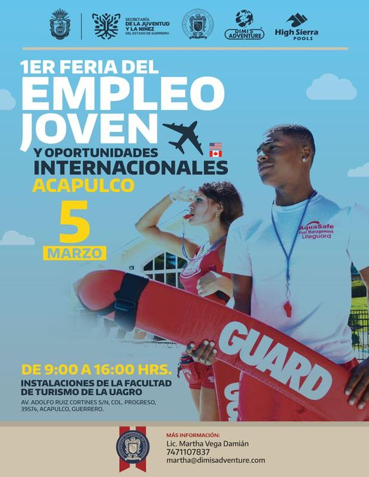 Oportunidad de empleo en campamento de verano financiado el viaje por el gobierno del estado