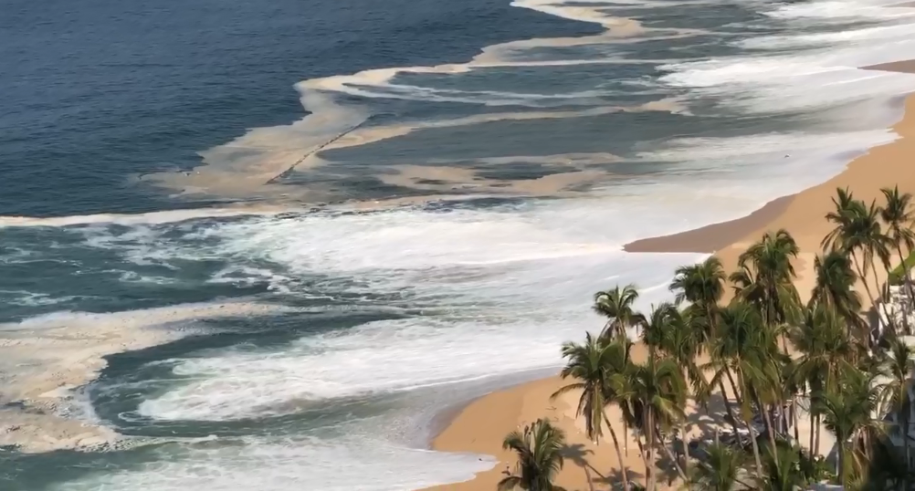 Autoridades emiten alerta por Mar de Fondo en costas, las olas son de más de 6 metros
