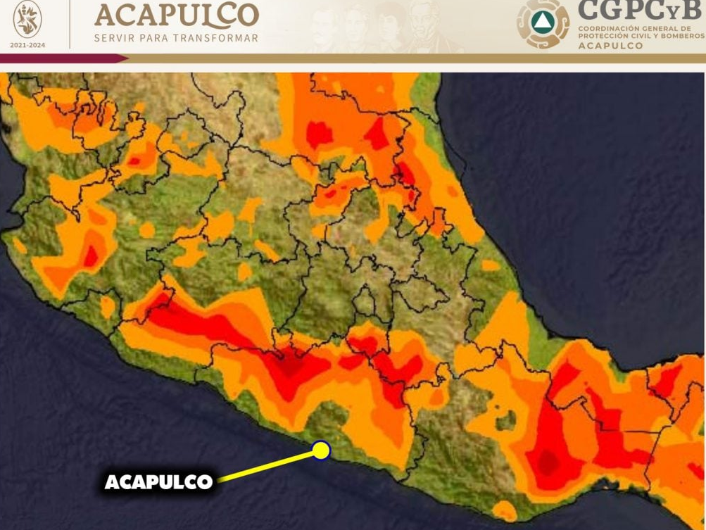 Advierten sobre altas temperaturas en Acapulco y zonas de Guerrero
