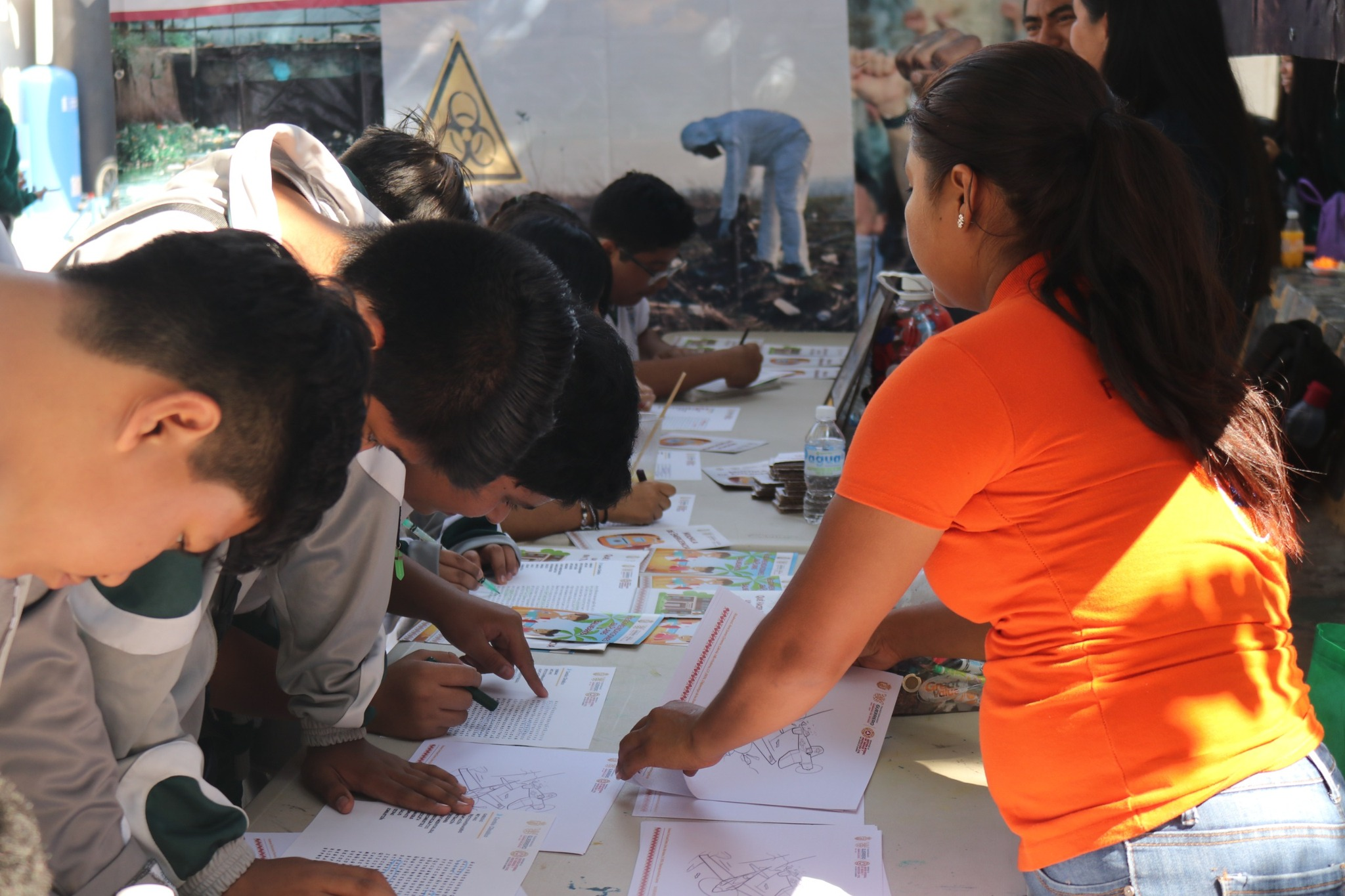 PC estatal realiza promoción de prevención de riesgos entre los niños, en el marco del día mundial de la tierra