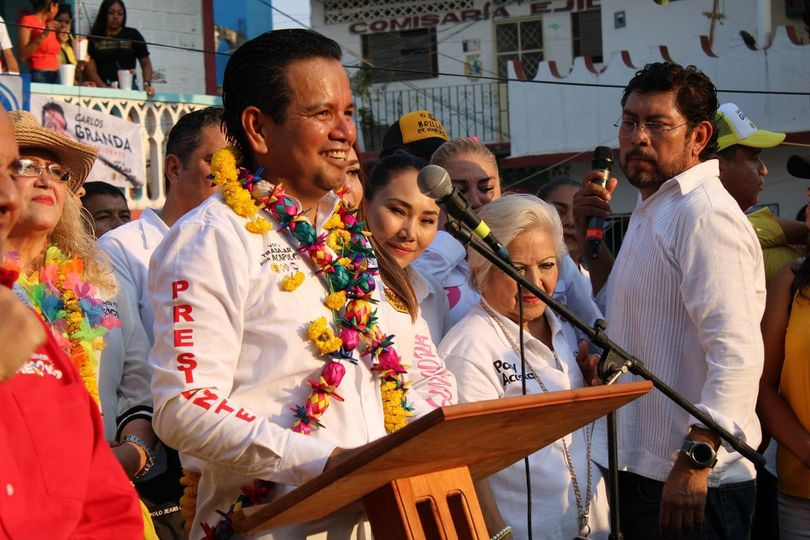 Candidato de la Coalición Fuerza y Corazón por Acapulco, Carlos Granda, inicia campaña con llamado al cambio