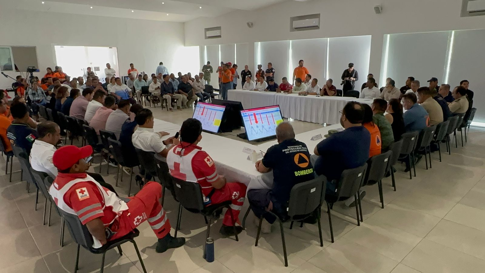 SGIRPCGro impulsa simulacro de huracán para fortalecer respuesta ante desastres en la Costa Grande