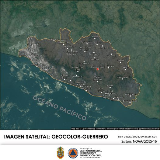 Pronóstico del Tiempo para el Estado de Guerrero