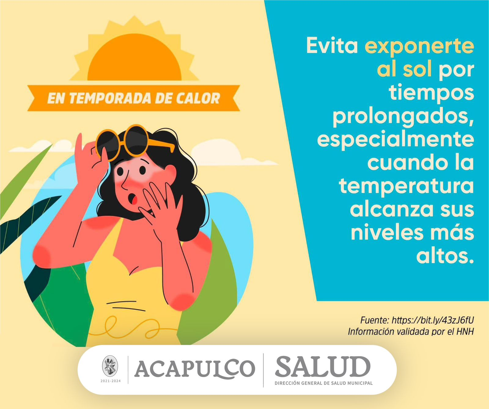 El Gobierno Municipal de Acapulco advierte sobre riesgos de golpes de calor durante altas temperaturas