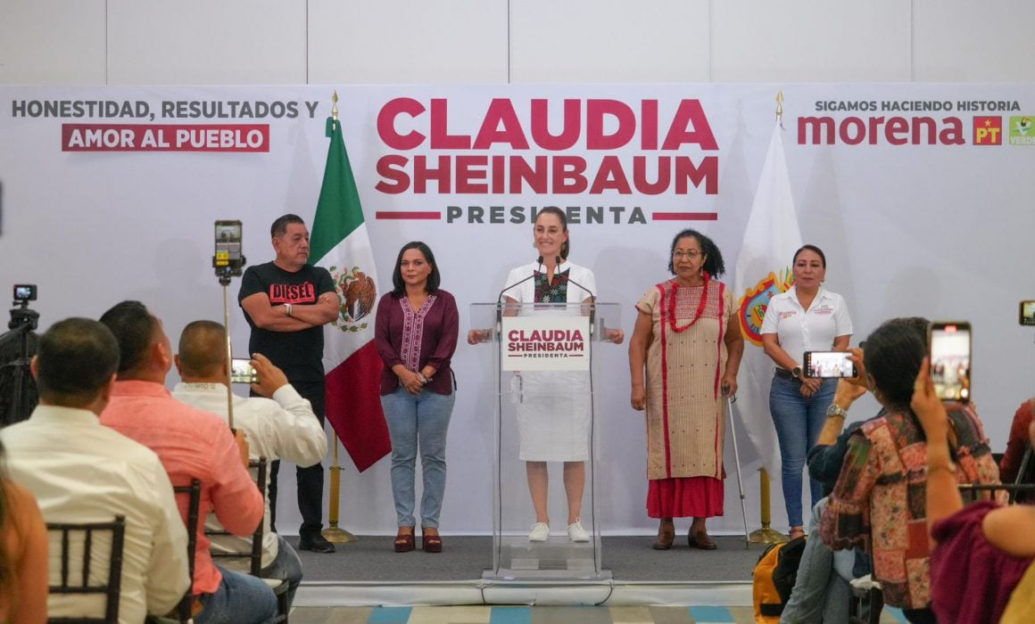 Claudia Sheinbaum propone estrategias para combatir la extorsión en Guerrero durante su visita a Zihuatanejo