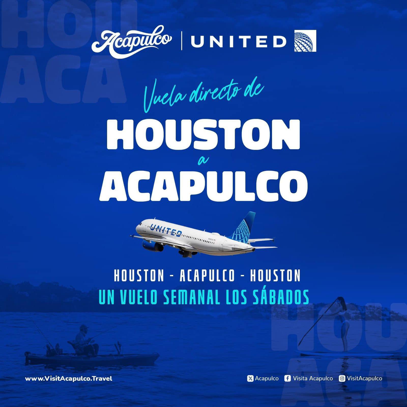Se fortalece conectividad aérea para el puerto de Acapulco
