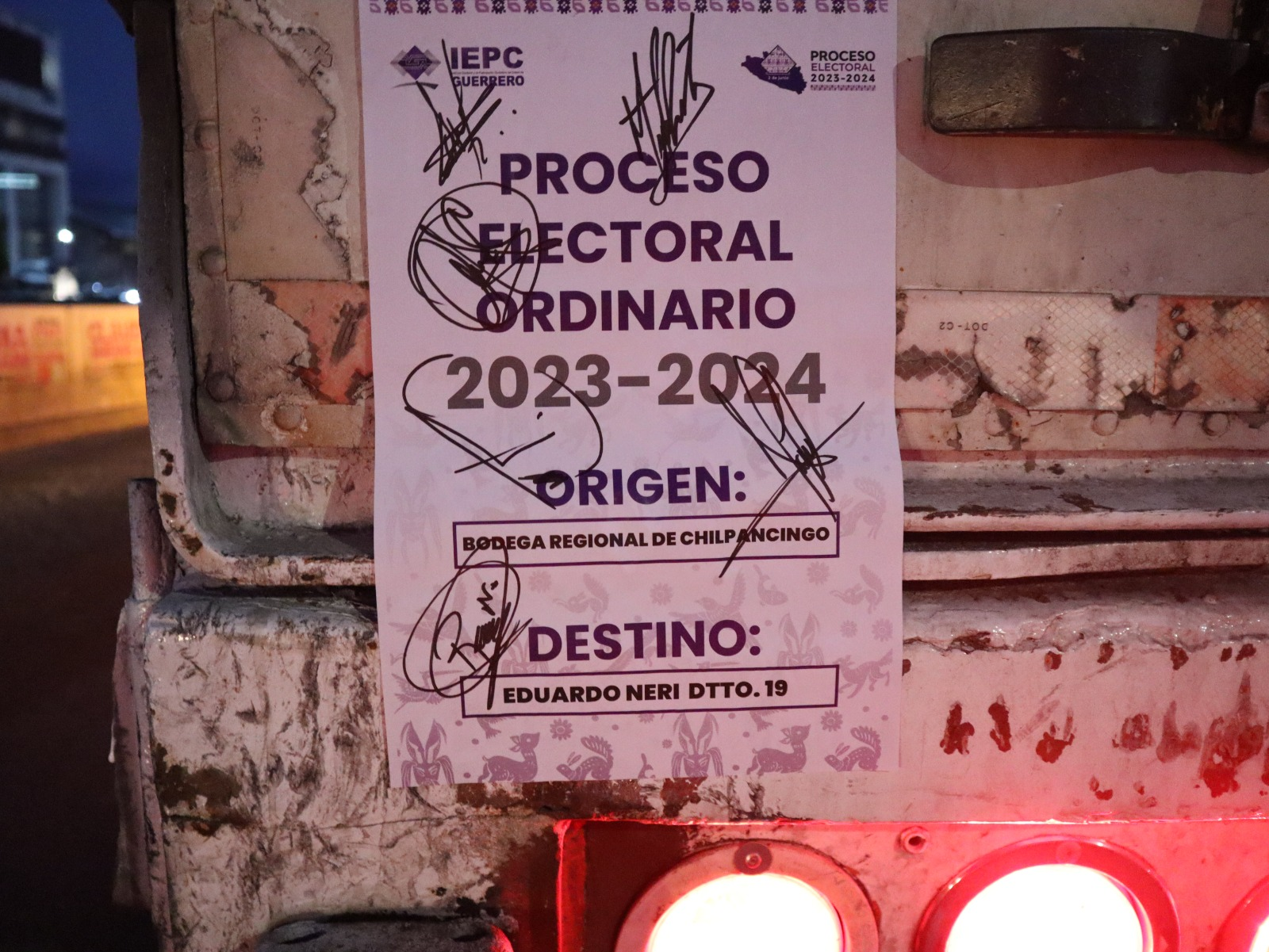 Distribuyen boletas electorales en Guerrero para elección de diputados locales