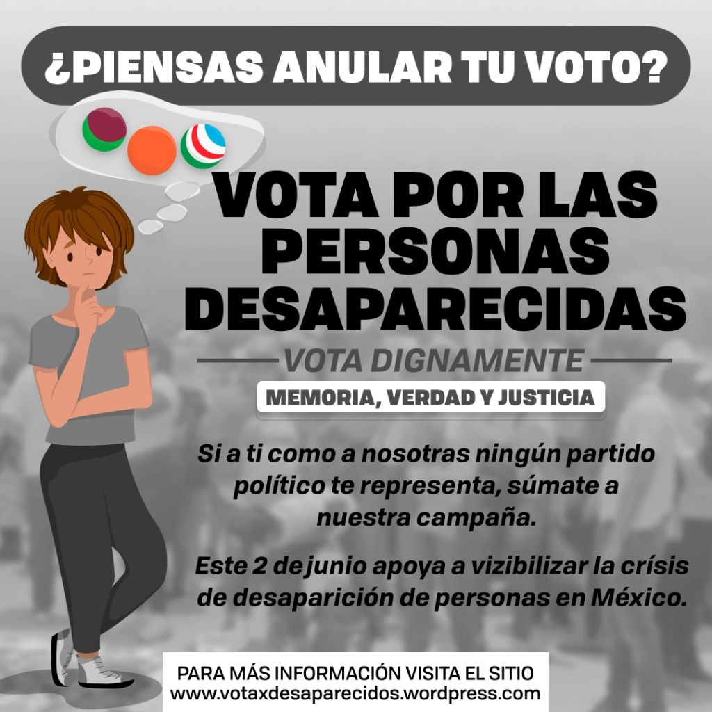 Campaña «Vota por una Persona Desaparecida» Busca Visibilizar Crisis de Desaparición Forzada