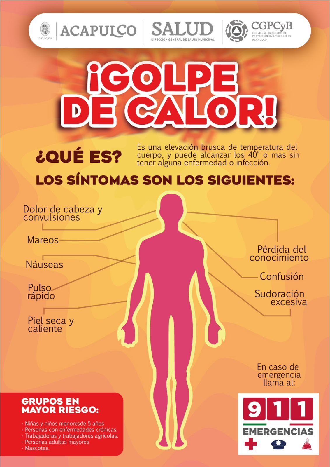 Recomendaciones para prevenir golpes de calor durante la Tercera ola de calor