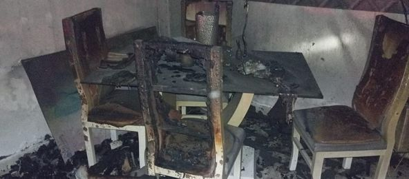 Atiende el gobierno municipal incendio de vivienda en colonia Simón Bolívar