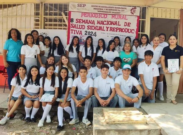 Se realiza semana de salud sexual y reproductiva de Adolescentes DGETI 2024