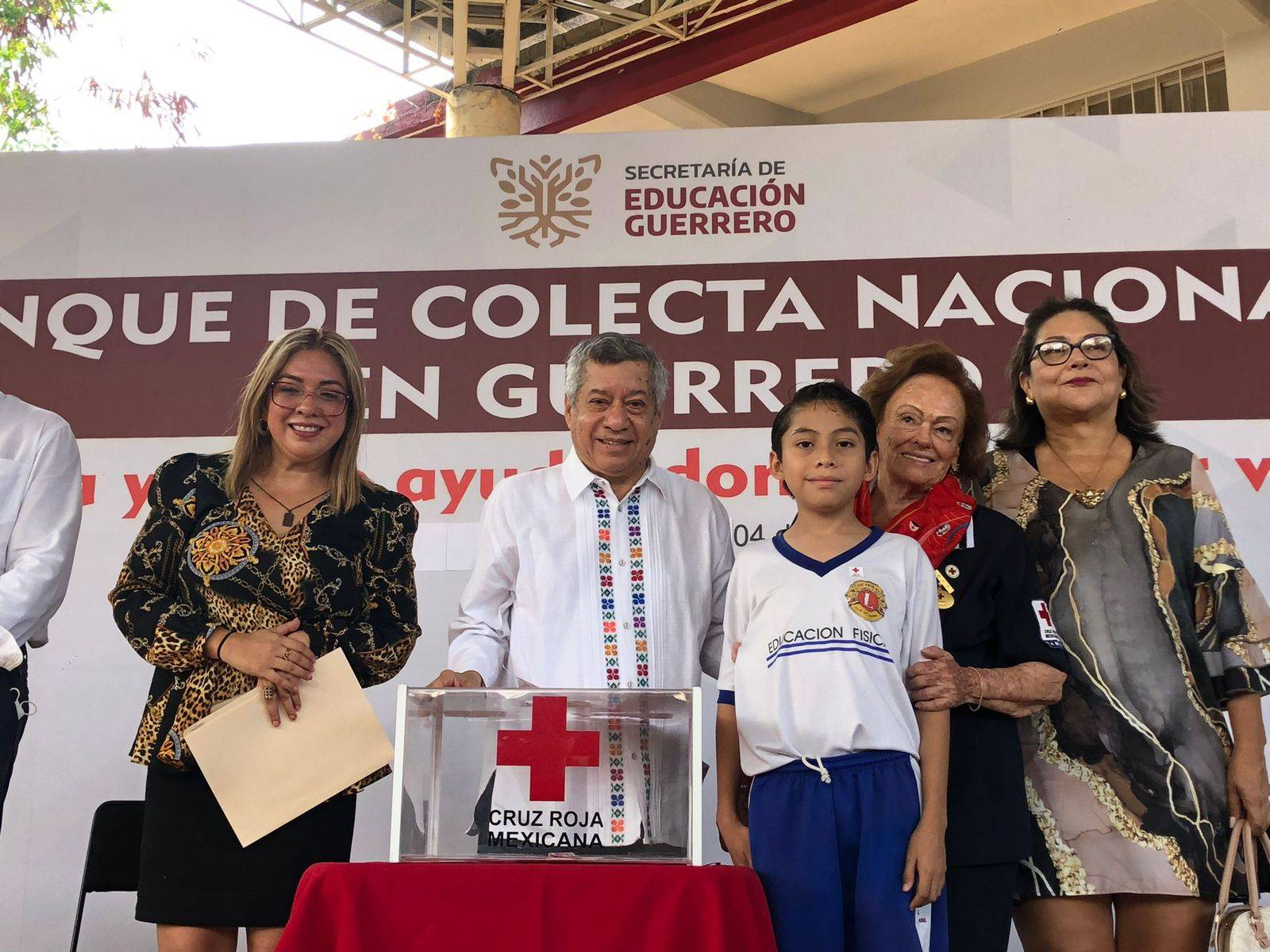 Inicia colecta anual de la Cruz Roja en el sector educativo de Guerrero