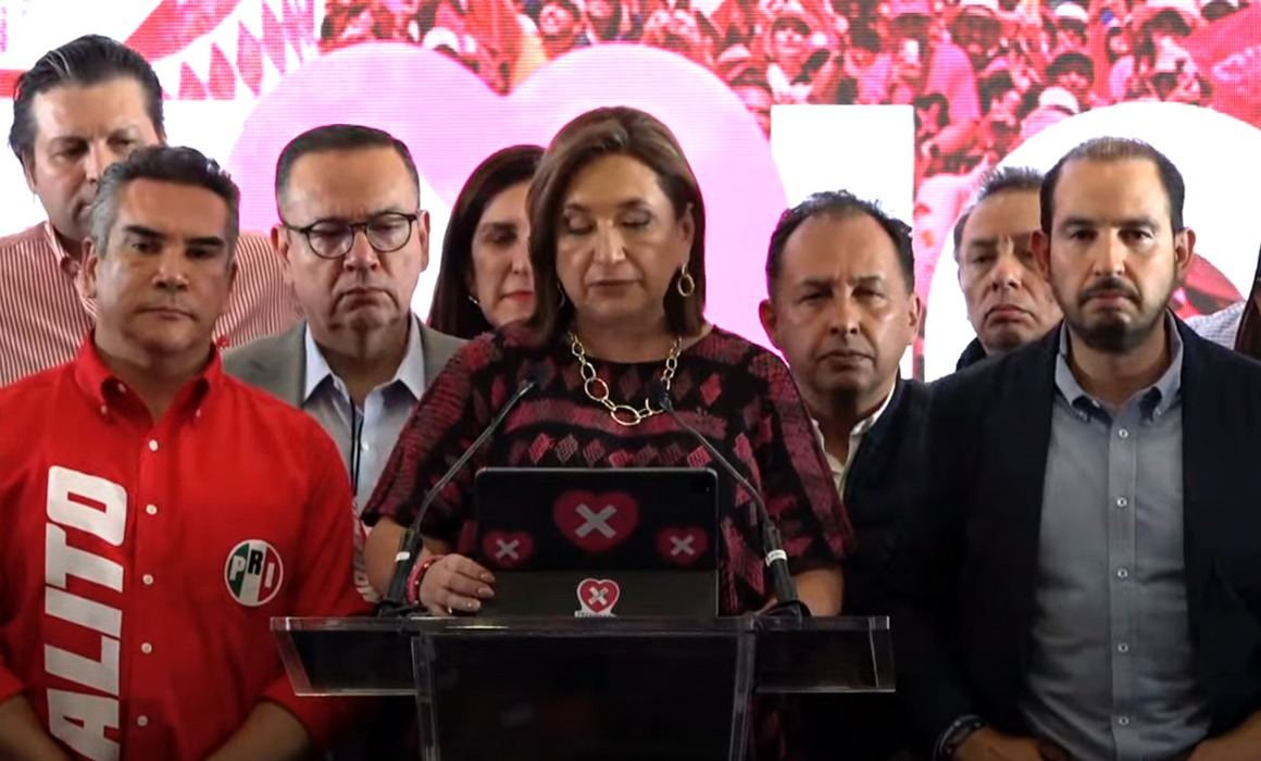 Xóchitl Gálvez reconoce su derrota y felicita a Claudia Sheinbaum