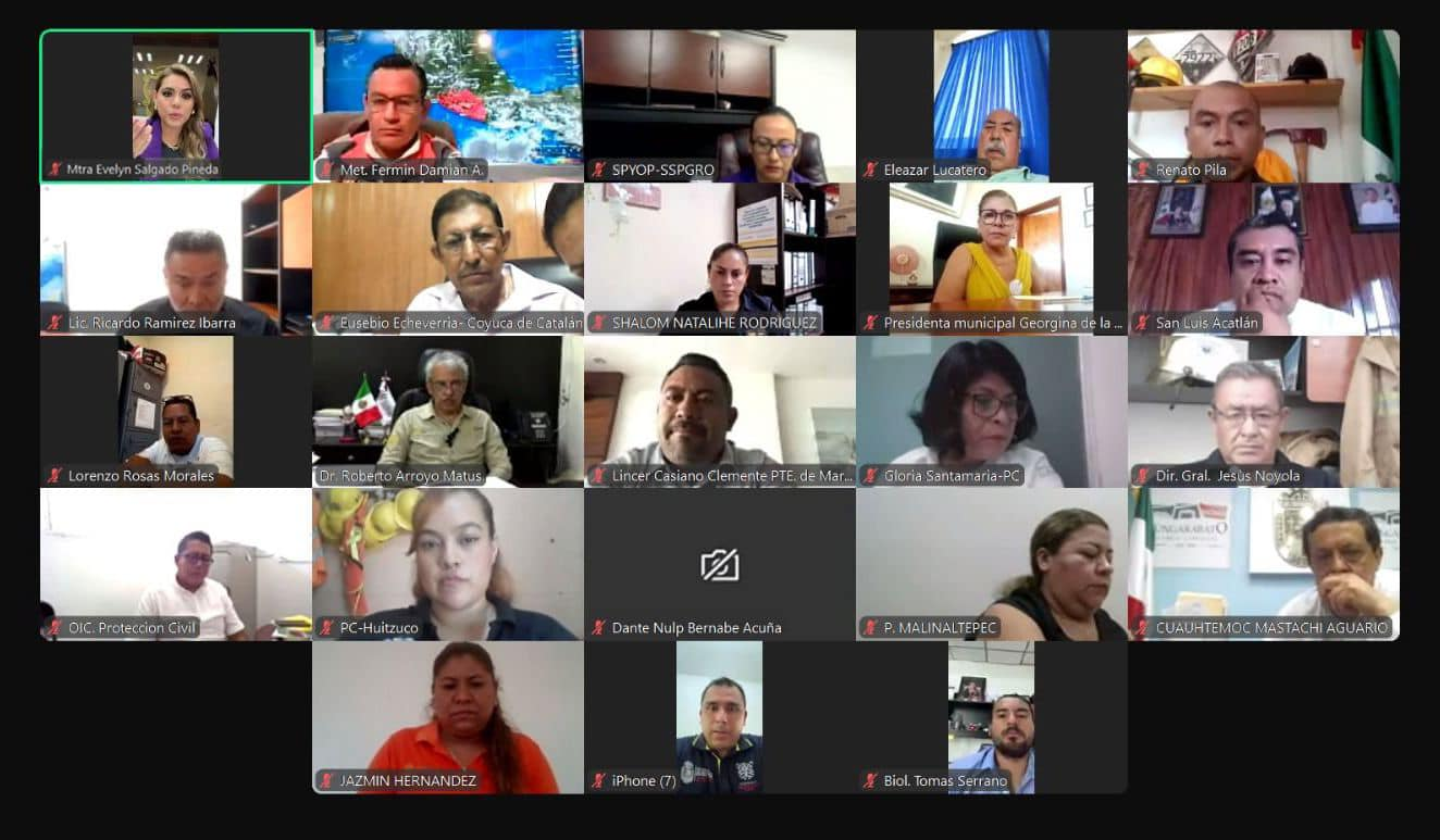 Convocan a municipios de Guerrero a redoblar esfuerzos ante temporada de lluvias y huracanes 2024