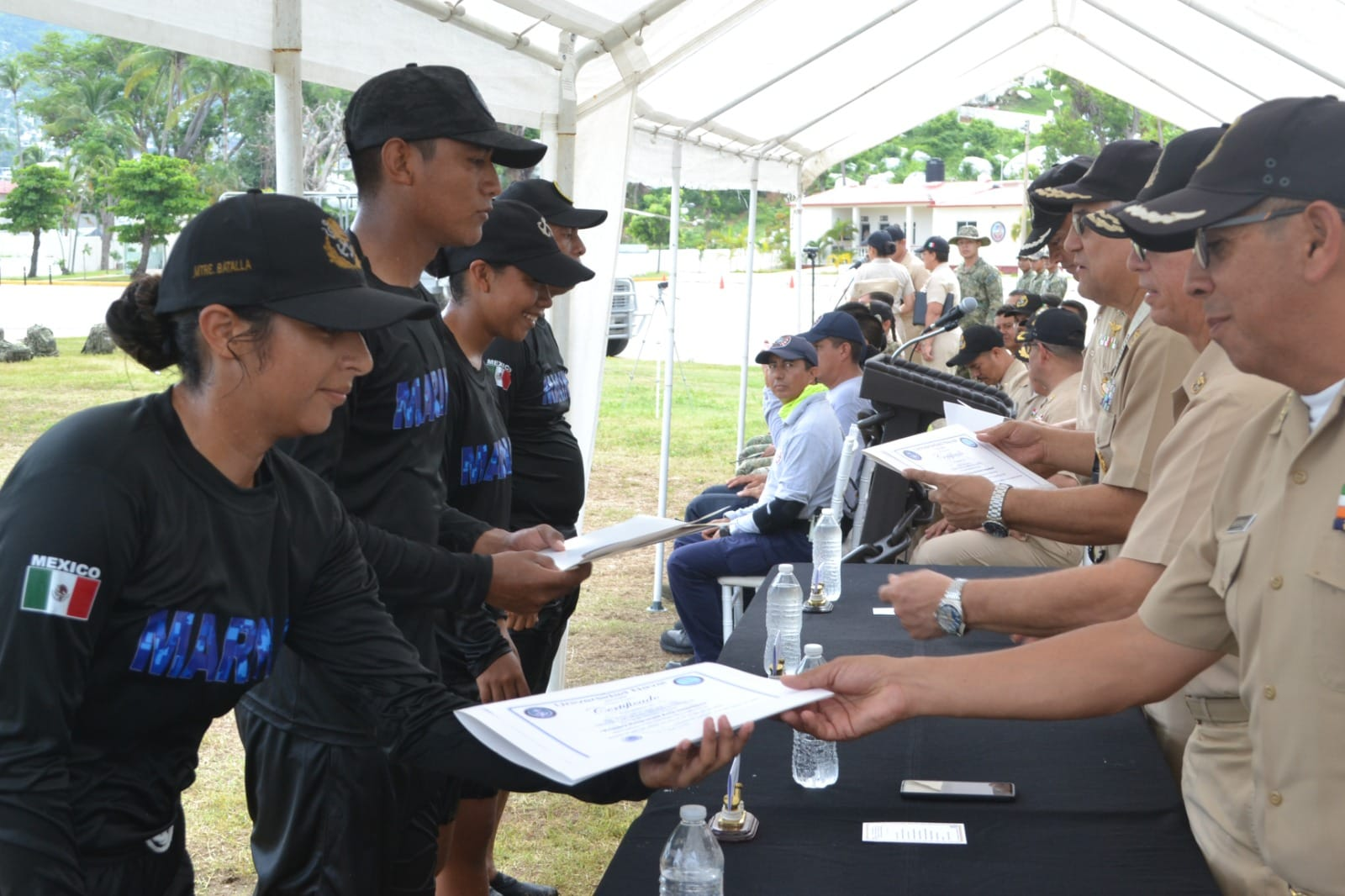 Realizan la clausura del Curso de Primera Respuesta ante Desastres en Acapulco
