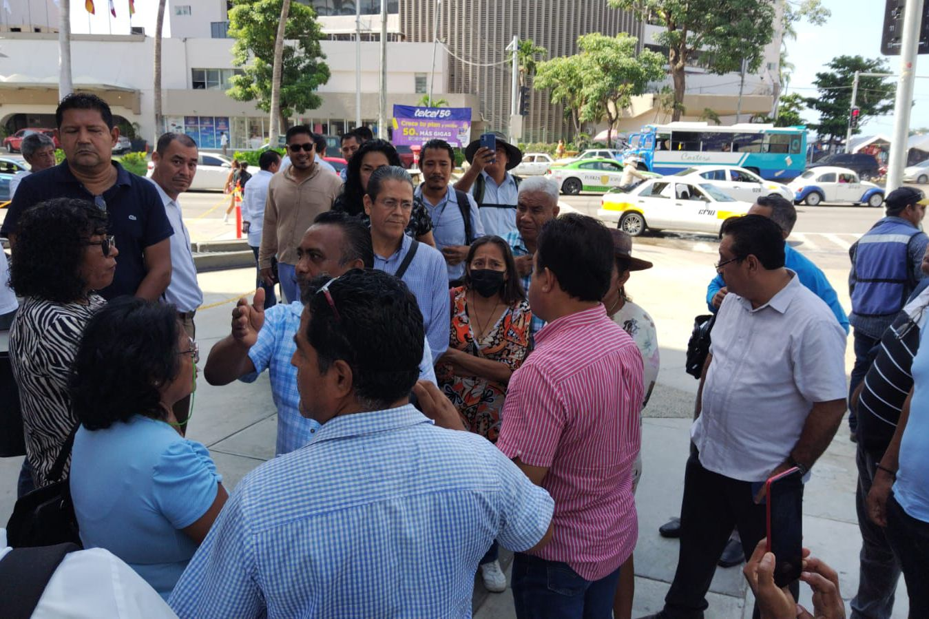 Manifestación de abogados en Acapulco por la reapertura de Juntas de Conciliación y Arbitraje