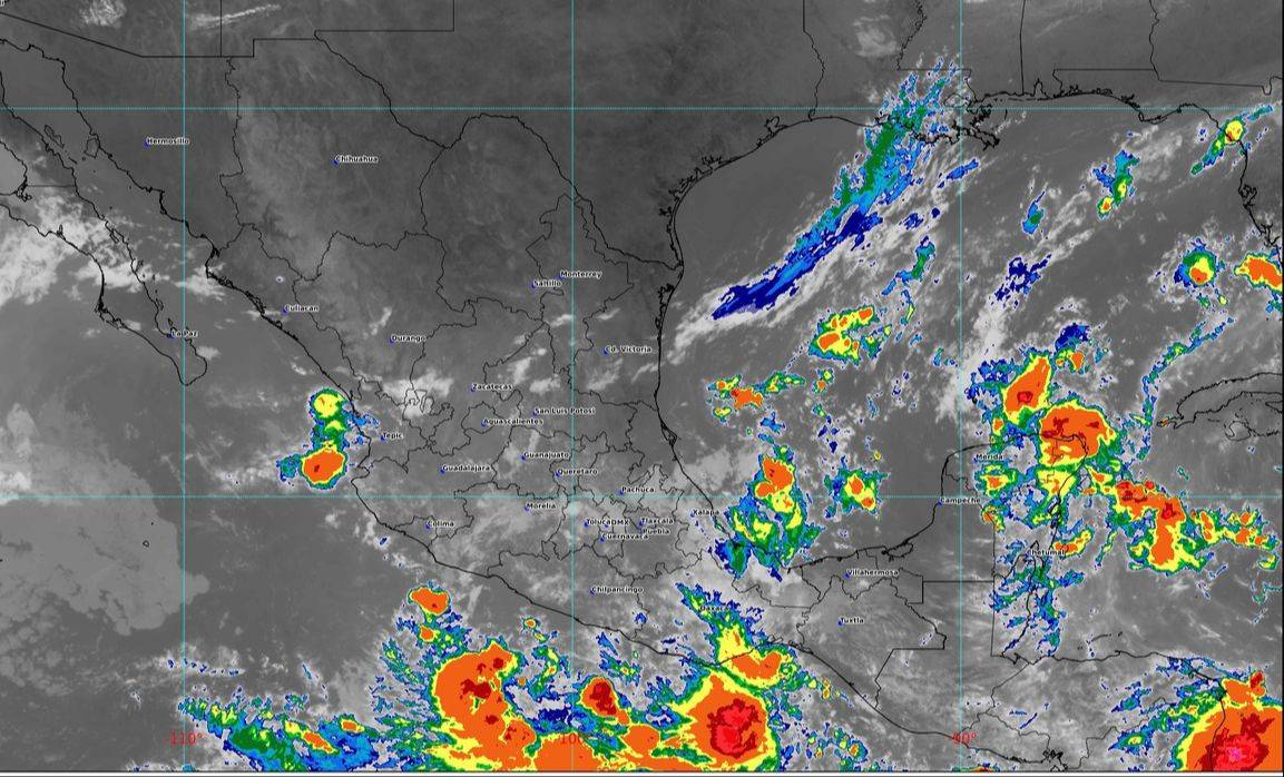 Pronostican lluvias intensas para la tarde y la noche de este lunes en Guerrero