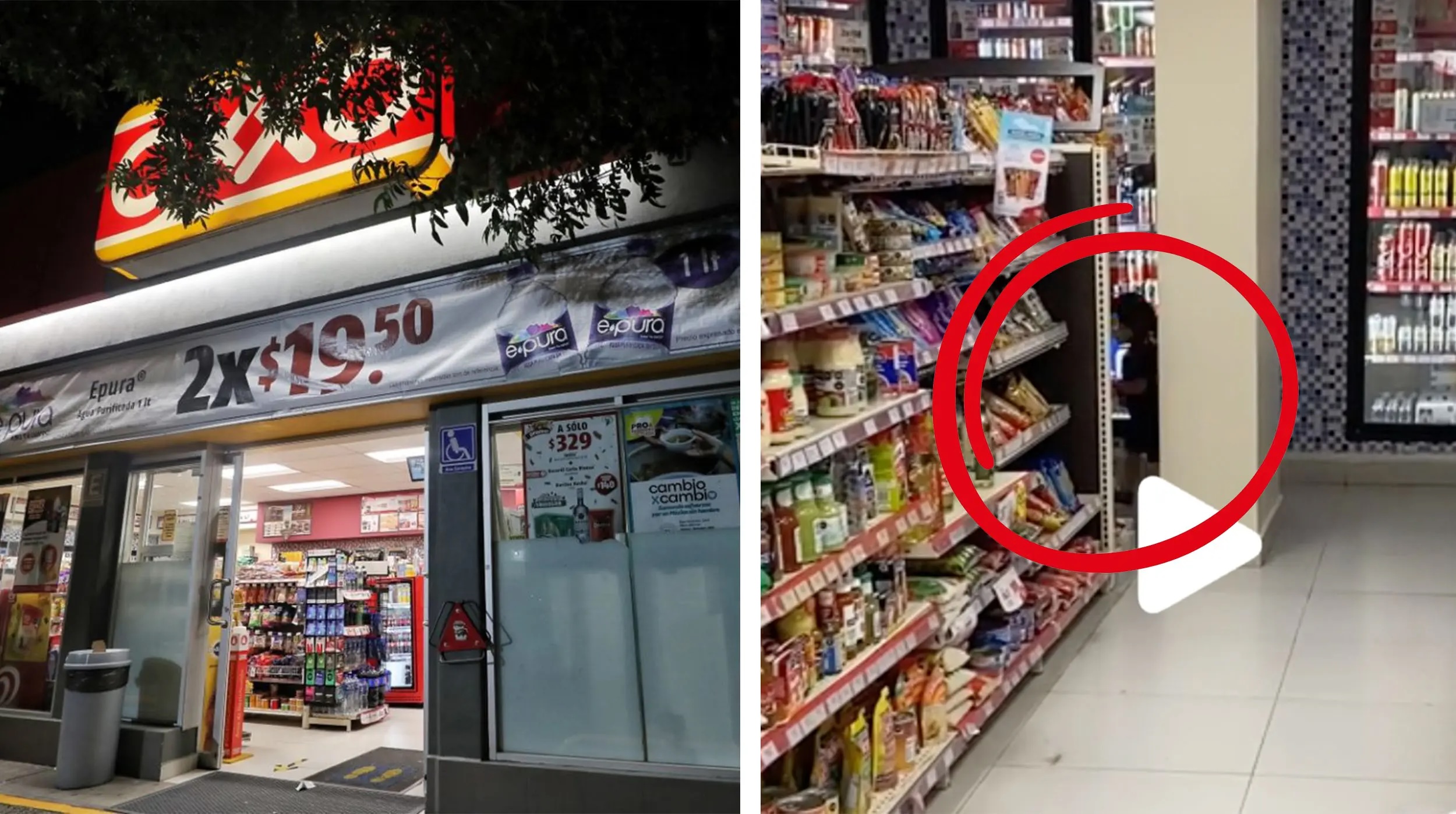Viral: Capturan en VIDEO a supuesto fantasma de nuna niña en un Oxxo de Chiapas
