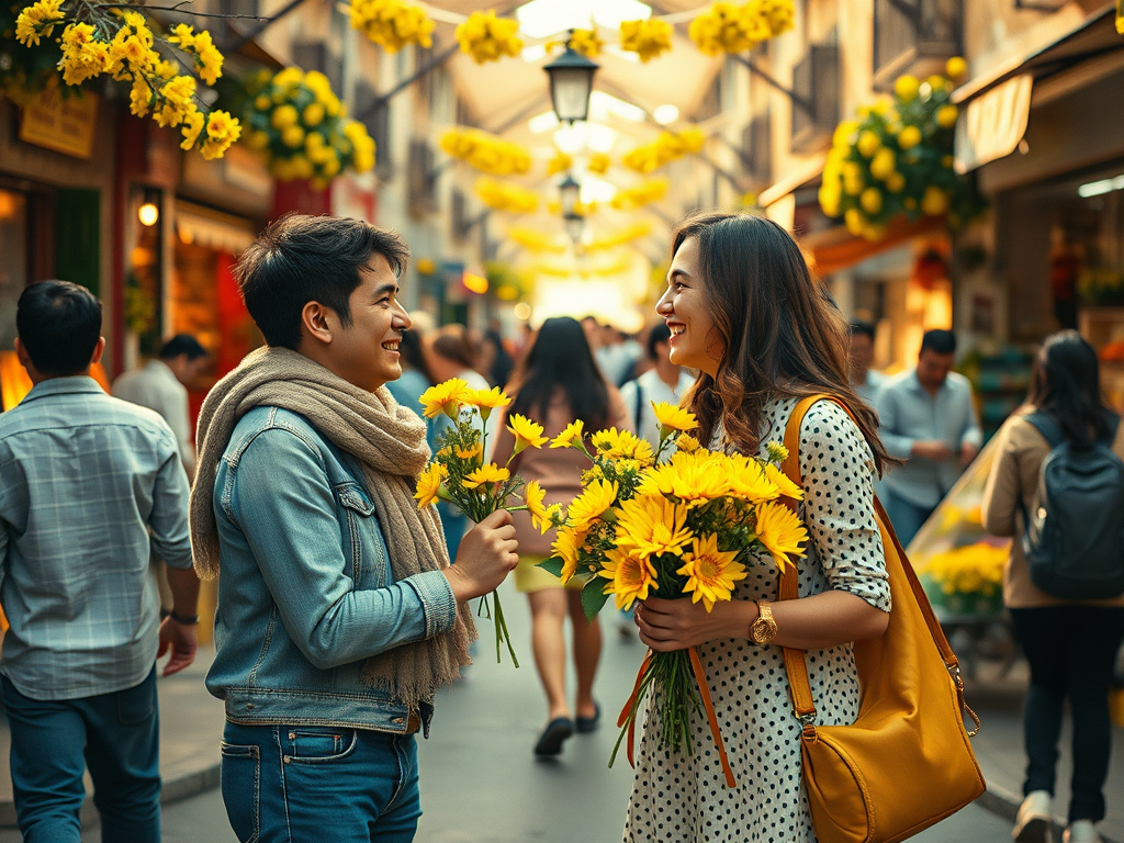 ¿Por qué se entregan flores amarillas el 21 de septiembre?