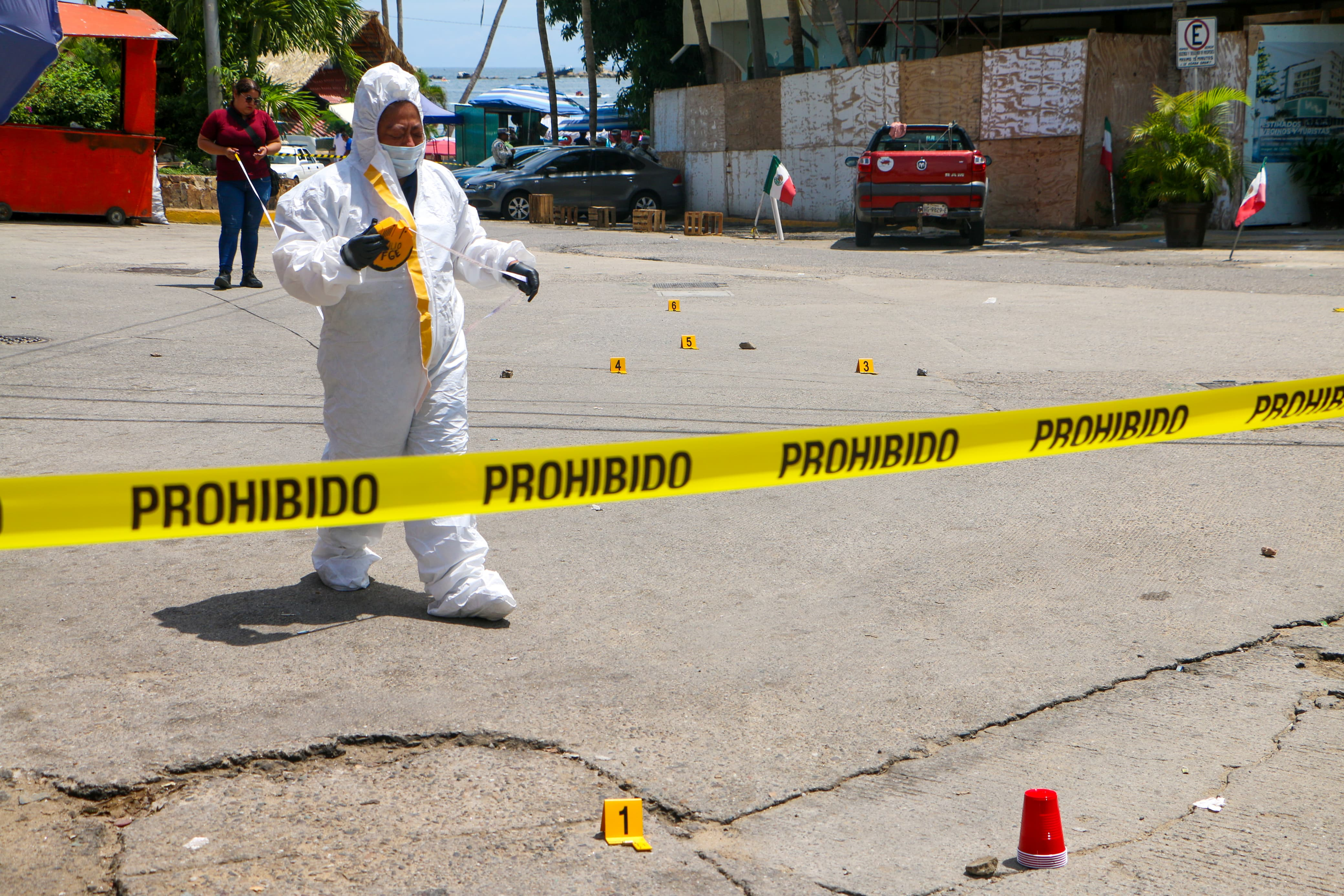 Hombre herido a balazos cerca del hotel Acamar en Caleta