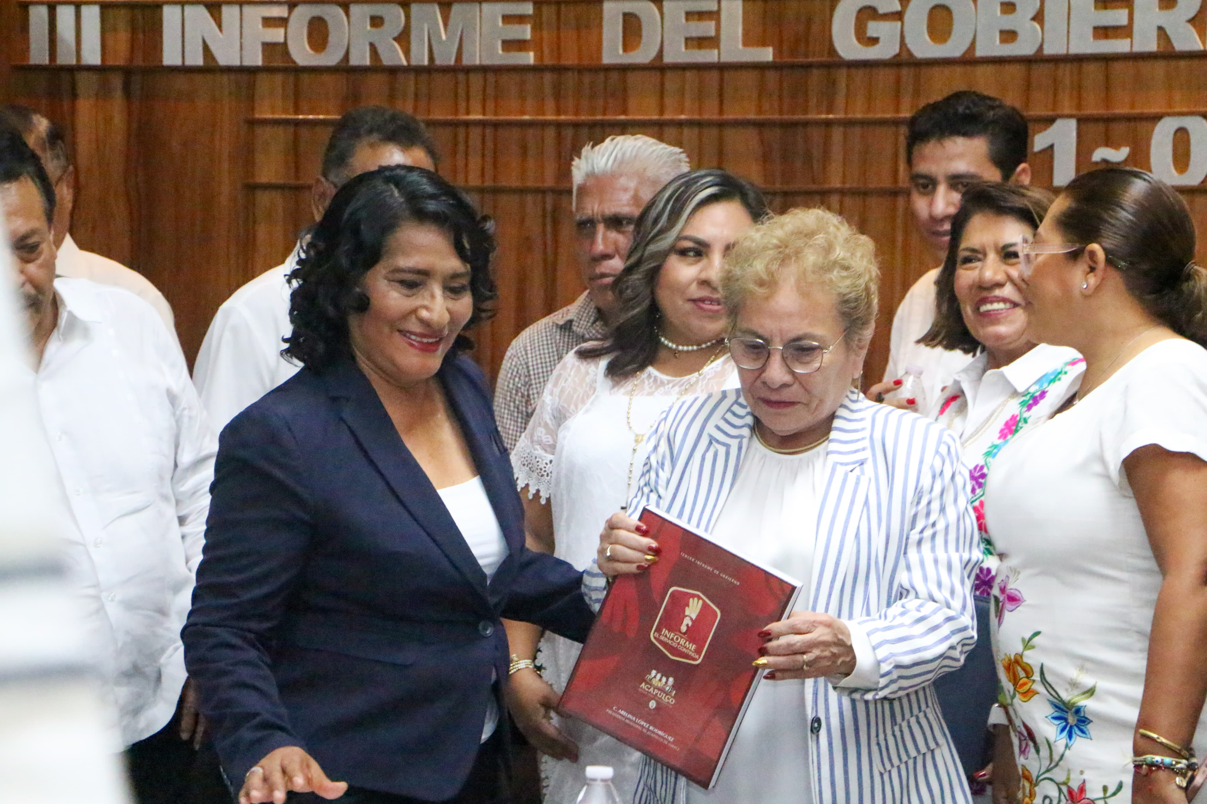Abelina López Presenta su Tercer Informe de Gobierno en Acapulco