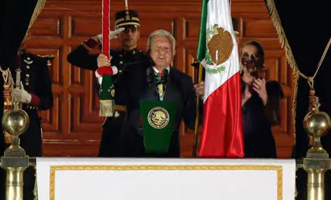 AMLO da su último Grito de Independencia en el Zócalo