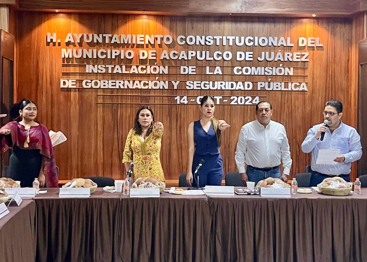 Instalan la Comisión de Gobernación y Seguridad Pública en Acapulco