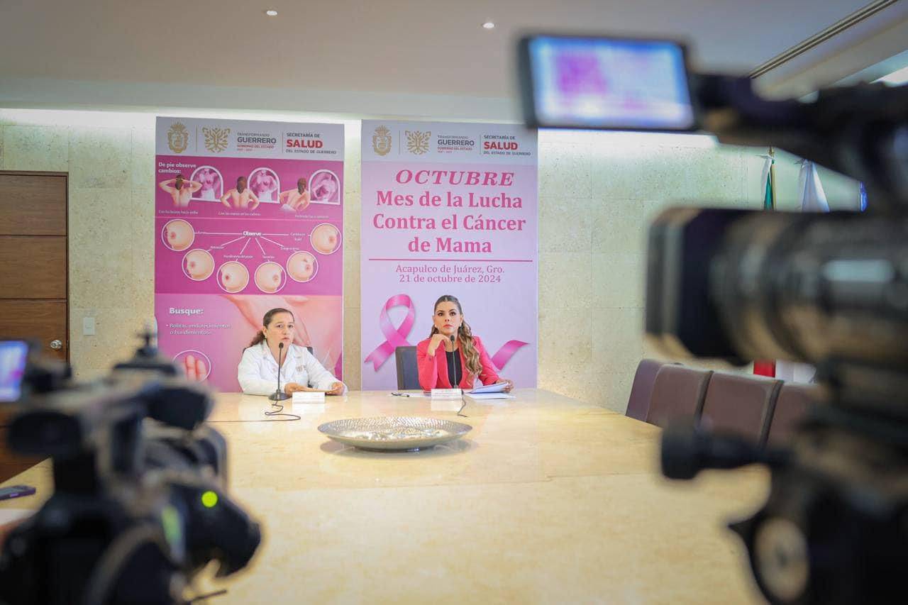 Refrenda la gobernadora Evelyn Salgado su compromiso con la lucha contra el cáncer de mama
