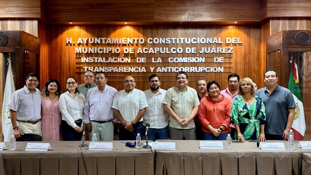 Instala Ayuntamiento de Acapulco la Comisión de Transparencia y Anticorrupción