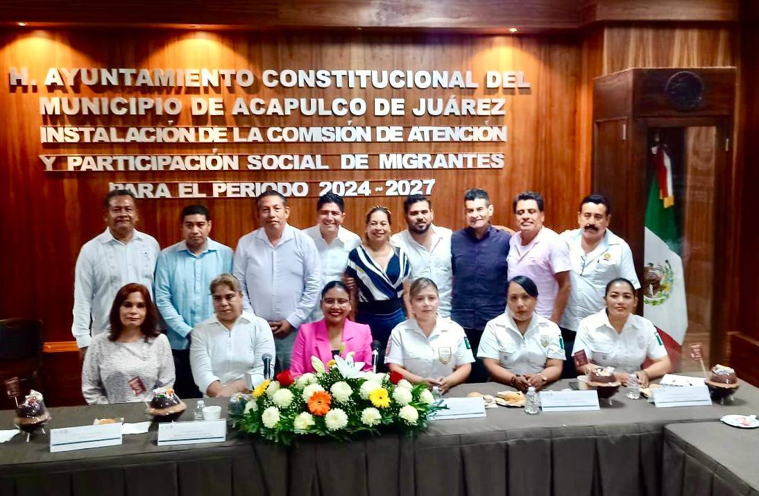 Instala Gobierno de Acapulco Comisión de Atención y Participación Social de Migrantes