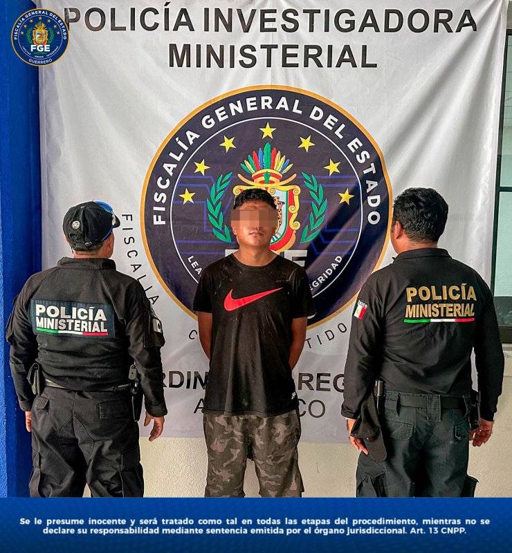 FGE Guerrero detiene a Francisco “N” por su probable participación en los delitos de homicidio calificado y lesiones en la Garita de Acapulco